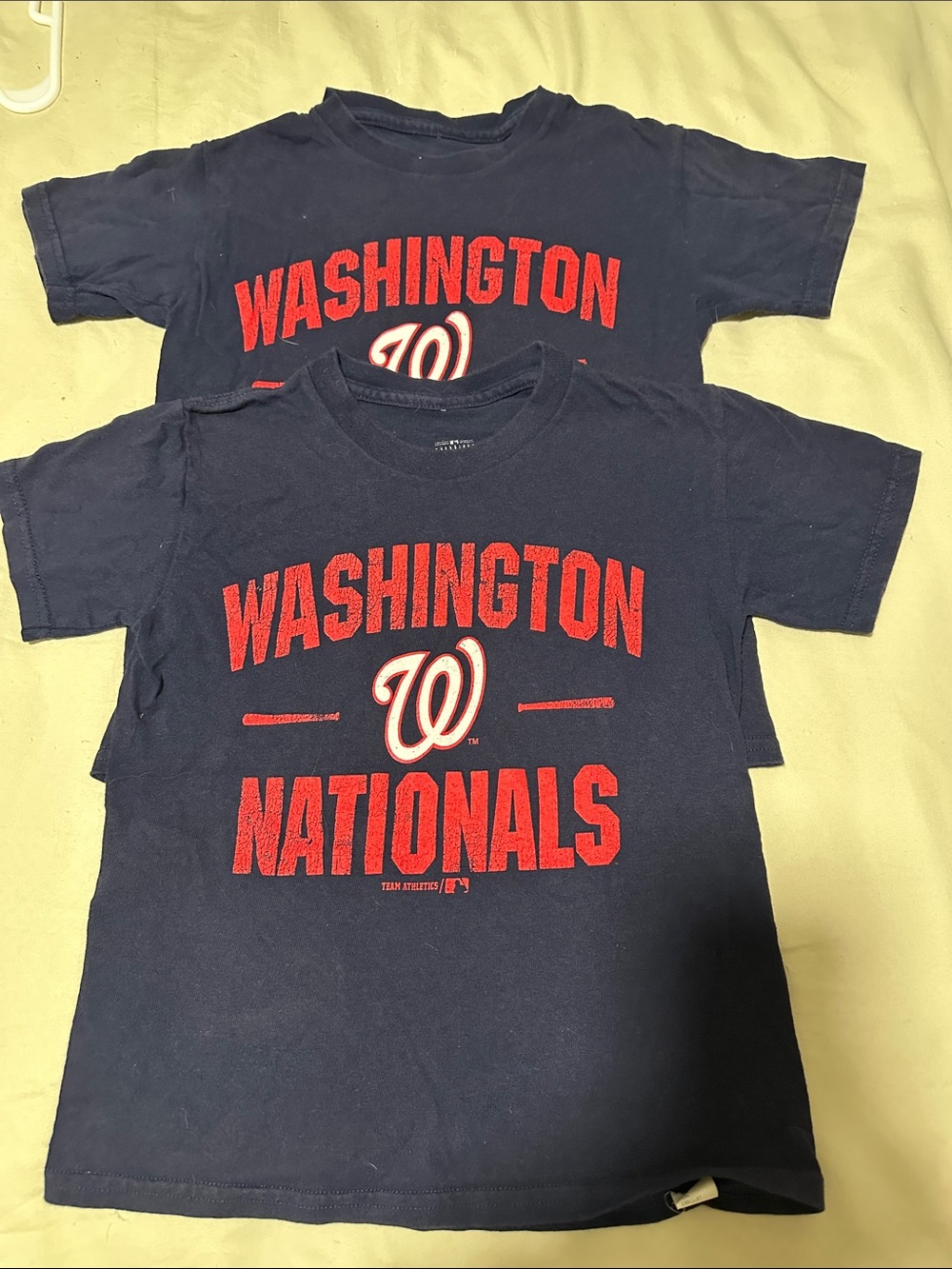 Washington Nationals Navy Blue Kids Short Sleeve Tee